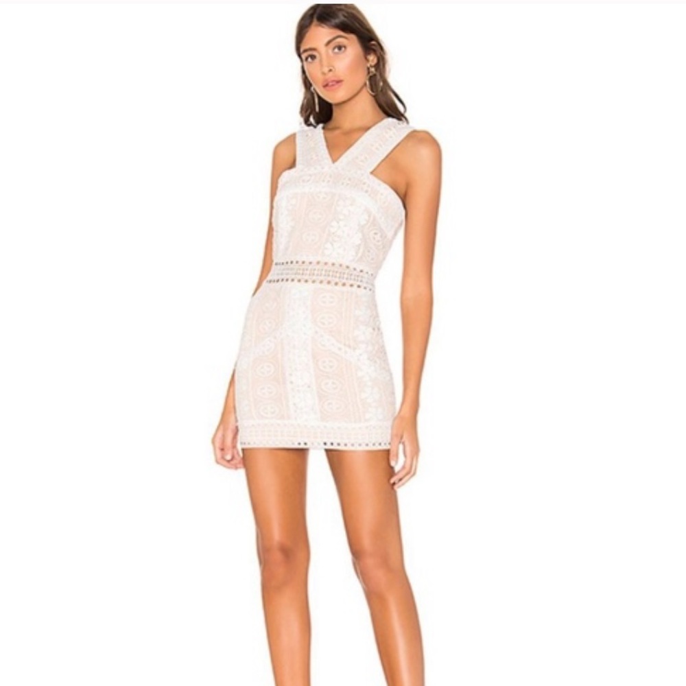 Revolve Superdown Pauline High Neck Dress